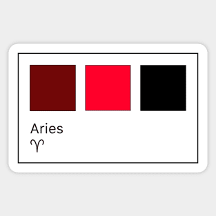 Aries-Pantone Sticker